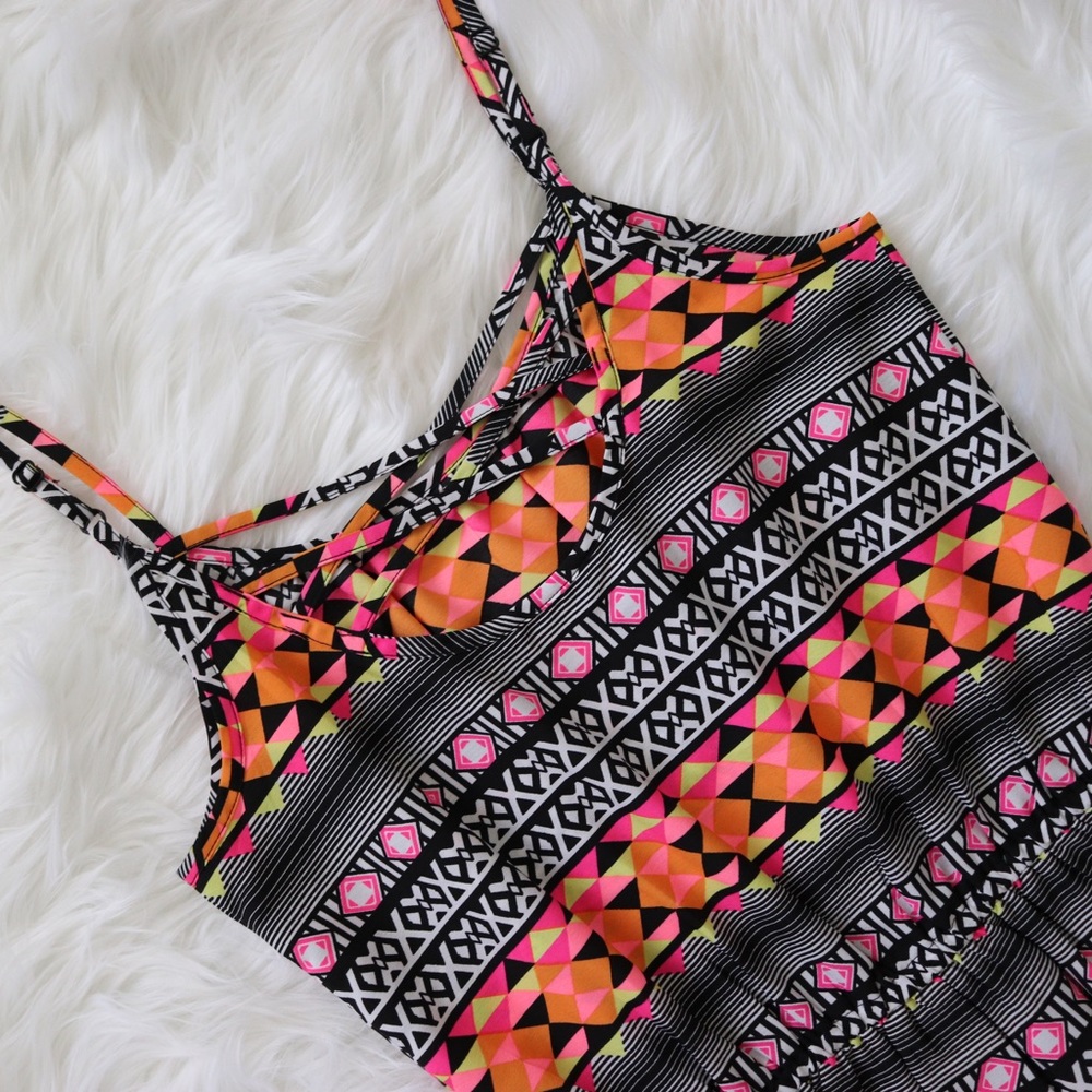 MUTLICOLORED ROMPER